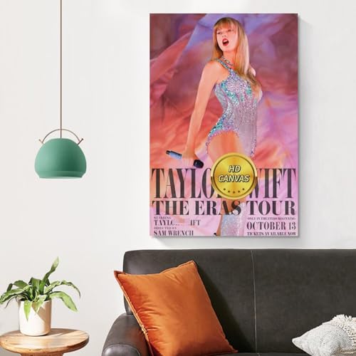 The Eras Tour Poster World Tour Music Posters Movie Posters Wall Art Paintings Canvas Wall Decor Home Decor Living Room Decor Aesthetic Prints 12x18inch(30x45cm) Unframe-style