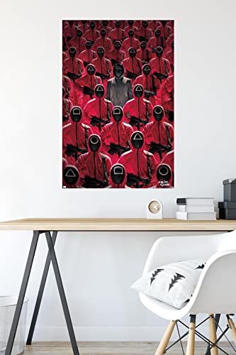 Trends International Netflix Squid Game - Key Art Wall Poster, 22.375" x 34", Unframed Version