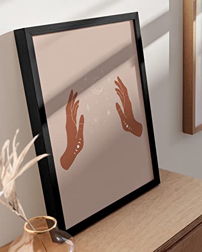 HAUS AND HUES Astrology Posters and Celestial Decor - Astrology Wall Decor and Spiritual Posters | Sun and Moon Wall Art Astrology Wall Decor | Boho Artworks Boho Posters and Prints UNFRAMED 12" x 16