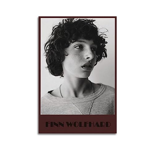 Runaway Finn Wolfhard Poster Canvas Posters Wall Art Decor Prints Posters Decoration Background Painting Classical for Home Decor Bedroom Bathroom 12x18inch(30x45cm)