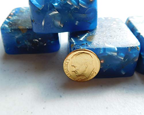 Blue 2 Mini Cube Tower Busters Crystal Orgone (Blue)