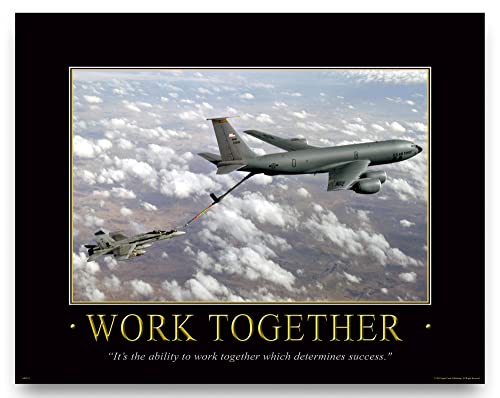 Military Motivational Poster Art Print 11x14 US Navy Air Force Fighter Jets Pilot Planes Academy