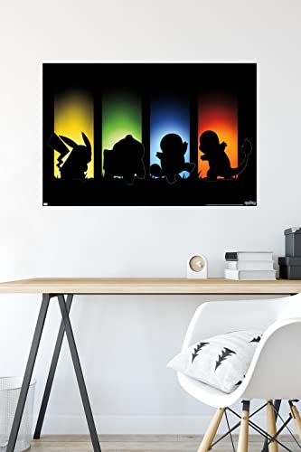 Trends International Pokémon - Shadows Wall Poster, 22.37" x 34.00", Unframed Version