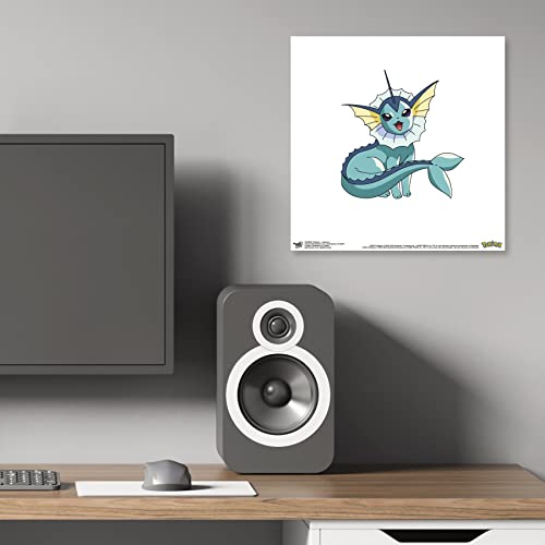 Trends International Gallery Pops Pokemon - Vaporeon Wall Art Wall Poster, 12" x 12", Unframed Version