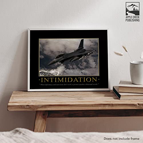 Military Motivational Poster Art Print 11x14 US Navy Air Force Fighter Jets Pilot Planes Academy