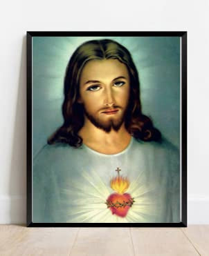 ShopHaven Jesus Art, Christian Poster, Christ Jesus Art, Christian Decor, Catholic Christian Religious Art, Inspirational Print- 11x14 Print
