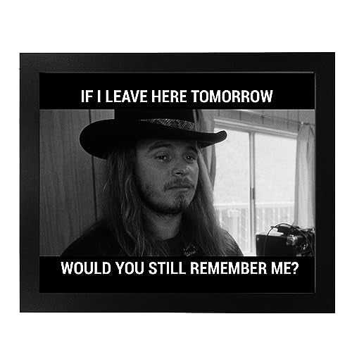 If I Leave Here Tomorrow - Lynyrd Skynyrd Music Wall Decor Print, This Rock Music Poster Wall Art Is Great For Home Decor, Music Room, Office Decor, or Man Cave Room Decor Aesthetic Unframed - 8x10