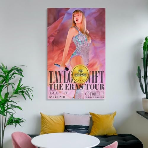 The Eras Tour Poster World Tour Music Posters Movie Posters Wall Art Paintings Canvas Wall Decor Home Decor Living Room Decor Aesthetic Prints 12x18inch(30x45cm) Unframe-style