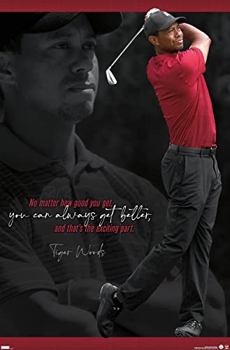Trends International Tiger Woods - Always Get Better Wall Poster