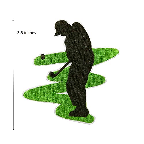 Golf The 19th Hole Outdoors Sport Embroidered Iron On Patches Golf Shirt Bag Hats DIY