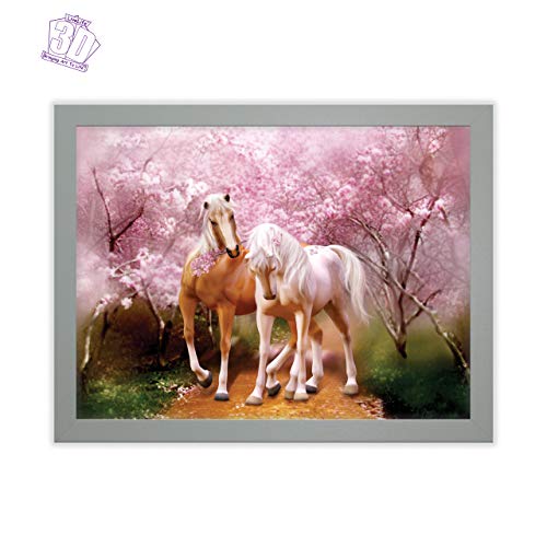 3D LiveLife Lenticular Wall Art Prints - Spring Love from Deluxebase. Unframed 3D Horse Poster. Perfect wall decor. Original artwork licensed from renowned artist, Carol Cavalaris