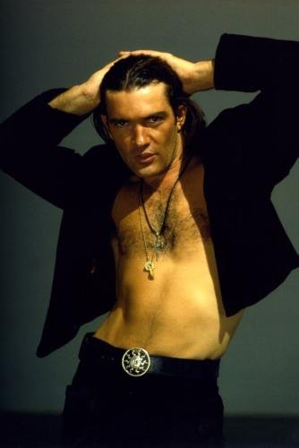 Antonio Banderas Poster Open Shirt Abs #01B 11x17 Master Print