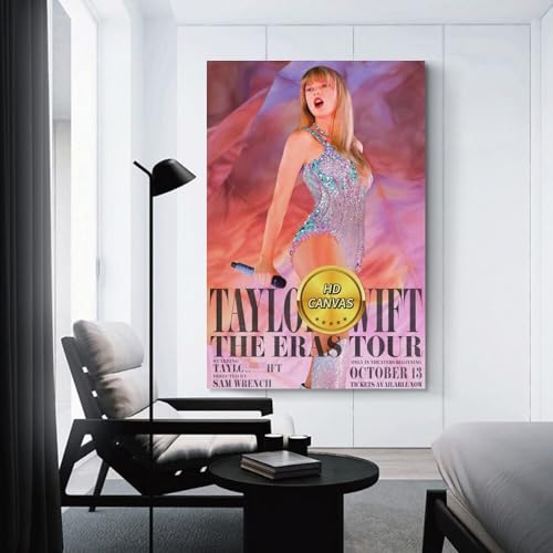 The Eras Tour Poster World Tour Music Posters Movie Posters Wall Art Paintings Canvas Wall Decor Home Decor Living Room Decor Aesthetic Prints 12x18inch(30x45cm) Unframe-style