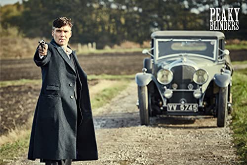 Peaky Blinders Poster Tommy Shelby Shooting Cillian Murphy Peaky Blinders Merchandise Peaky Blinders Print Shelby Company Limited Tommy TV Series Cool Wall Decor Art Print Poster 12x18