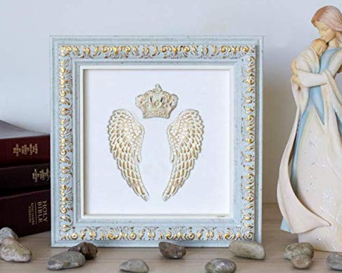 Angel wings wall decor (7.87x7.87) in