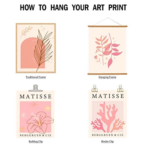 SUPERDANT 9PCS Matisse Canvas Wall Art Aesthetic Matisse Art Prints Unframed Matisse Poster Sets Abstract Vintage Canvas Prints for Home Living Room Office Bedroom Decorations