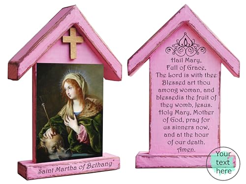 Saint Martha of Bethany, icon of st Martha, St Martha Icon, religious icon for gift, christian home decor (MEDIUM: 6.7 x 4.3 in (17x11 cm))