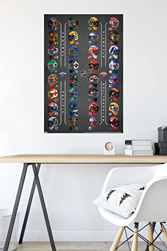 Trends International NHL League - Masks 22 Wall Poster, 22.375" x 34", Unframed Version