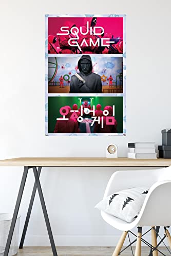 Trends International Netflix Squid Game - Collage Wall Poster, 22.375" x 34", Unframed Version
