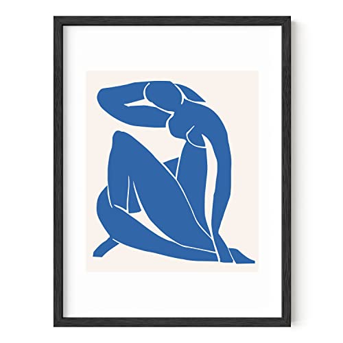 HAUS AND HUES Matisse Print and Art Exhibition Poster - Henri Matisse Prints and Posters | Matisse Posters for Exhibition Walls Matisse Wall Art Matisse Blue Poster and Nude Art UNFRAMED 12"x16"