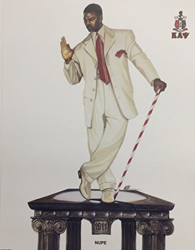 Unframed NUPE - Kappa (Fraternity) 8x10 inches WAK - African American Black Art Print Wall Decor Poster