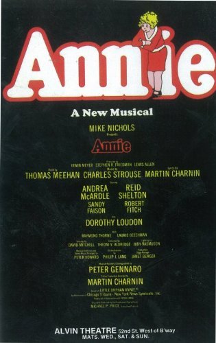 Annie Poster Broadway Theater Play 11x17 Sandy Faison Robert Fitch Dorothy Loudon Andrea McArdle MasterPoster Print, 11x17