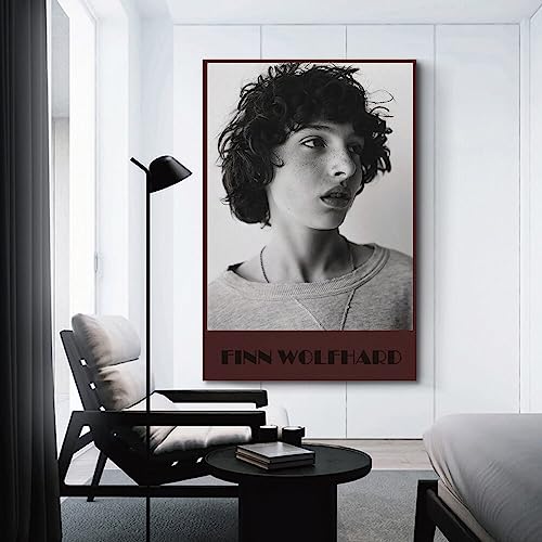 Runaway Finn Wolfhard Poster Canvas Posters Wall Art Decor Prints Posters Decoration Background Painting Classical for Home Decor Bedroom Bathroom 12x18inch(30x45cm)