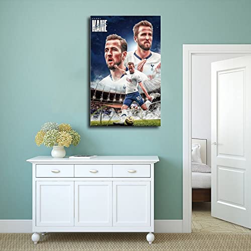 Football Player Poster Print For Walls Soccer Posters Canvas For Home Decor Unframe-style 12x18inch(30x45cm)