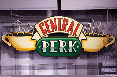 Trends International Friends - Central Perk Wall Poster, 22.375" x 34", Unframed Version