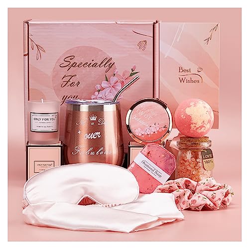 Self care kit for Women - Spa Box & Spa Gift Set | Gift Basket for Women | Best Friend Gift Idea | Personalized Gifts for Women