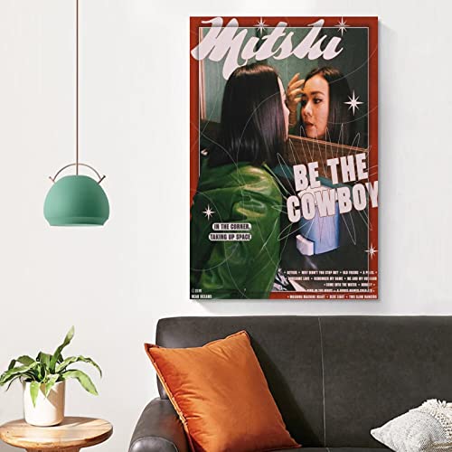 KINYONG Mitski Be The Cowboy Poster Canvas Art Poster and Canvas Wall Art Living Room Posters Bedroom Painting, Wall Art Picture Print Modern Family Bedroom Decor Posters 12x18inch(30x45cm)