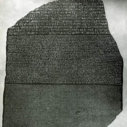 Posterazzi Rosetta Stone Poster Print, (8 x 10)