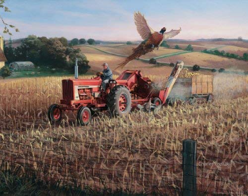 Farmall Case IH Tractor Motivational Poster Art Print 11x14 Charles Freitag Wall Decor Pictures