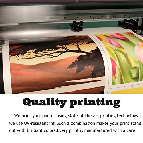 Chexin Custom Canvas Prints With Your Photos Frame Posters Wall Art For Aesthetic,Living Room, Wedding, Baby, Pet, Family Picture Gifts6x8