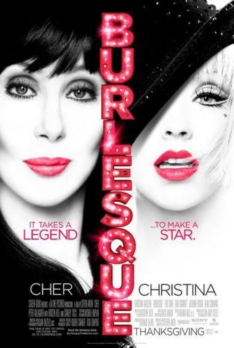 Burlesque Movie Poster Cher Christina Aguilera 11x17 Master Print