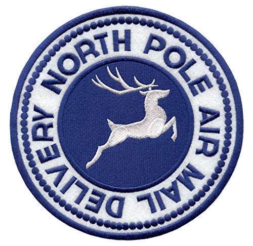 North Pole Delivery Patch your choice of sew on or iron on patch