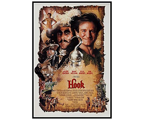 Hook Movie Art Print Poster Wall Home Decor (No Frame, 16x24)