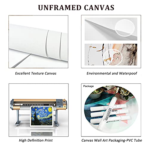 VLOLIFE Vintage Christmas Carols Wall Art Posters and Prints Sheet Music Hymn Aged Antique Canvas Art Painting Home Decor Picture Unframed, 16X24inchX3 Unframed