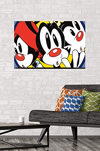 Trends International Animaniacs - Faces Wall Poster, 22.375" x 34", Unframed Version