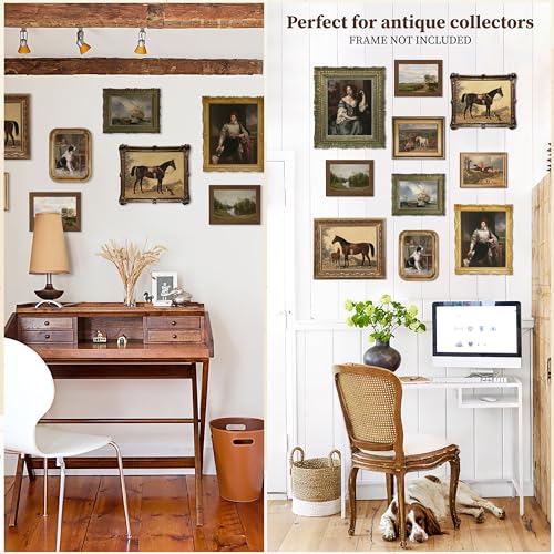 97 DECOR Dark Victorian Antique Decor - Vintage Antique Poster, Victorian Wall Decor, Rustic Gallery Wall Art Prints, Vintage Paintings Pictures Moody Maximalist Decor for Home Bedroom (8x10 UNFRAMED)