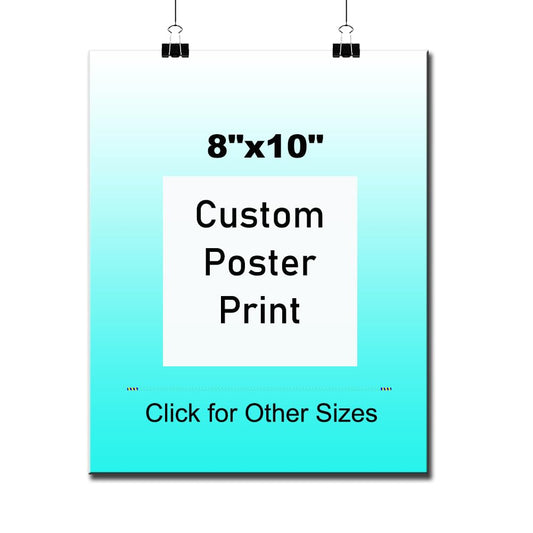 EISTYEMI Custom Poster Prints - Upload Your Image/Photo, Personalized Photo to Poster Printing Home Decor Wall Art Prints(8 x 10 inches)