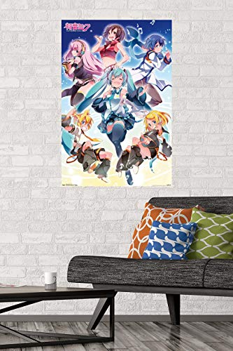 Trends International Hatsune Miku - Group Wall Poster, 22.375" x 34", Unframed Version
