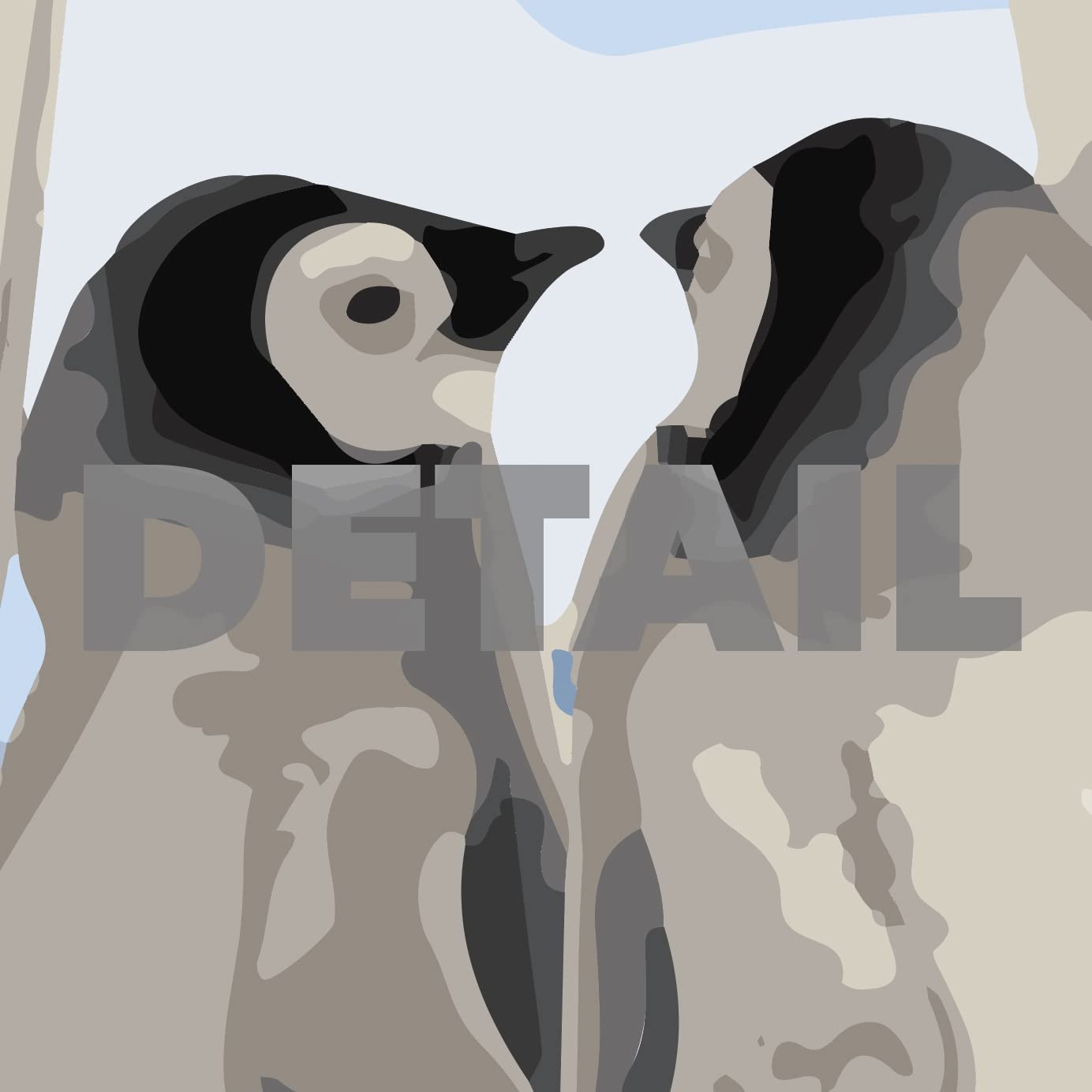 Antarctica South Pole Vintage-Style Travel Poster - 8x10-12x18-18x24-24x36 / 4x6 Postcard WPA Style Art Print Penguins (8x10 Inch Poster)