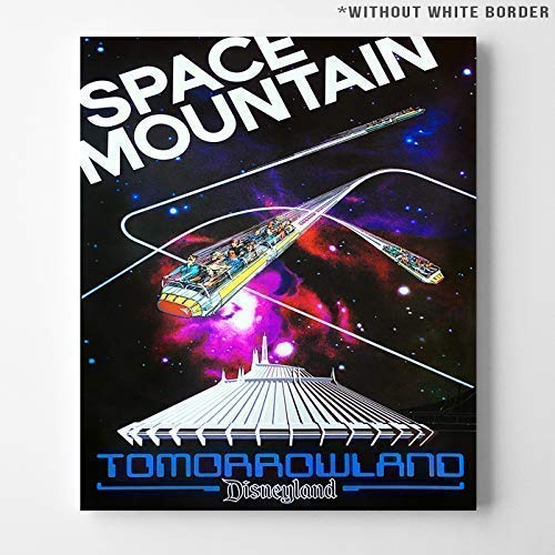 Disneyland Space Mountain III Tomorrowland Wall Art Poster Home Decor Print Vintage Artwork Reproduction - Unframed