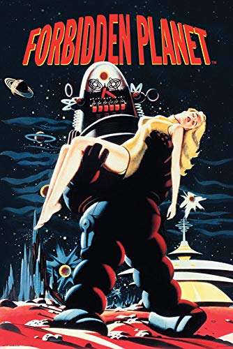 (24x36) Forbidden Planet Movie Robby The Robot Anne Francis Poster Print Poster Print, 24x36