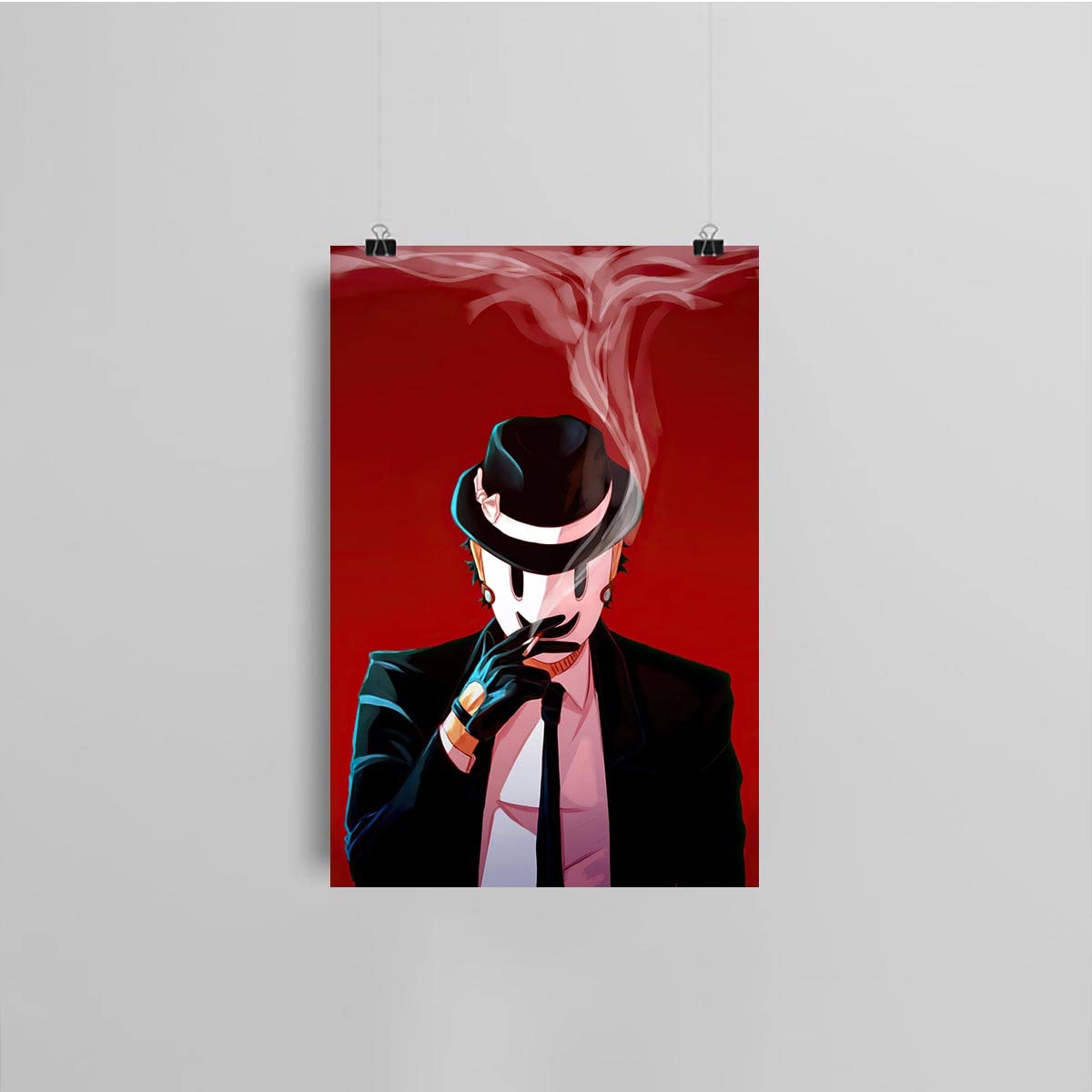 AFUT Rise Invasion Poster,Sniper Mask Man,Canvas Wall Art For Living Room Decor Aesthetic Vintage Posters & Prints Farmhouse Kitchen Wall Decor Preppy Room Decor Aesthetic Unframed 12x18 inches