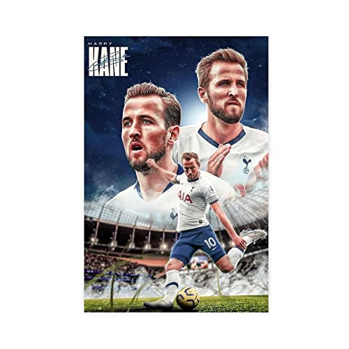 Football Player Poster Print For Walls Soccer Posters Canvas For Home Decor Unframe-style 12x18inch(30x45cm)