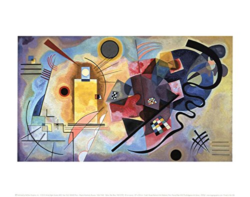 Wassily Kandinsky Yellow Red Blue 1925 Art Print Poster - 11x14 Art Poster Print by Wassily Kandinsky, 14x11