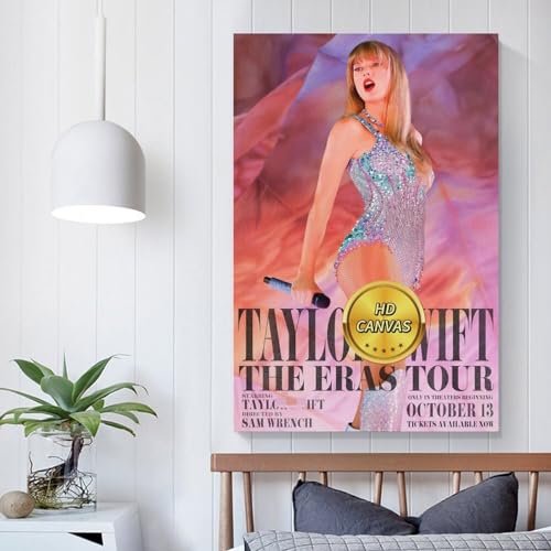 The Eras Tour Poster World Tour Music Posters Movie Posters Wall Art Paintings Canvas Wall Decor Home Decor Living Room Decor Aesthetic Prints 12x18inch(30x45cm) Unframe-style