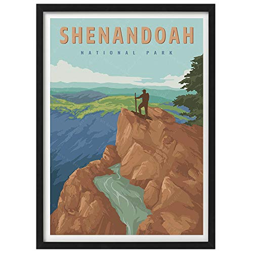 xtvin, Shenandoah National Park America Vintage Travel Poster Art Print Painting Home Decoration Gift